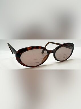 Vintage Elizabeth Arden Tortoise Oval Sunglasses Frames Only